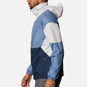 Veste coupe-vent pour homme style hip-hop avec logo personnalisé imprimé, saison hiver, toile coupe-vent, faible MOQ, service OEM - Product Image 3