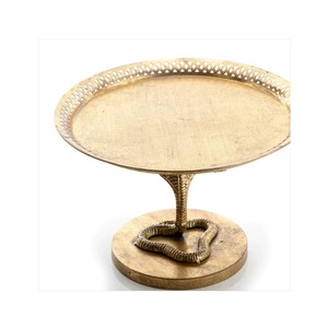 Exquisito Soporte Dorado con Base de Serpiente para Exhibición de Chocolate, Ideal para Postres en Eventos Especiales, Mesas de Fiesta y Regalos - Product Image 2