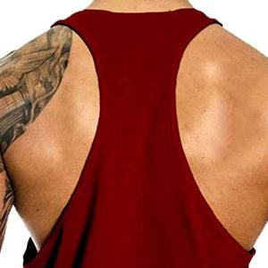 Débardeur sans manches respirant à séchage rapide 100% coton pour hommes pour la musculation Fitness Gym - Product Image 5