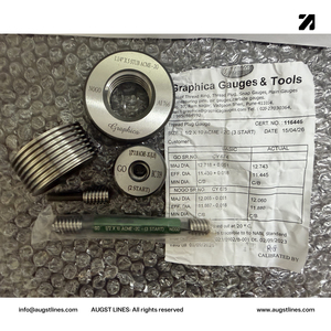Calibrated ACME Thread <b>Ring</b> Gauge Instock Standard Thread Gauges Stub ACME <b>Ring</b> Gage 29 Degree Angle ACME Thread Inspection Gage - Product Image 3