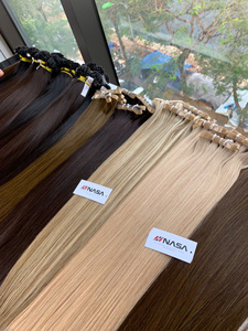 Extensions de cheveux naturels lisses en bande adhésive, prix d'usine, 100% cheveux vietnamiens, couleur naturelle # 1A # PLA # Longue durée de vie, de haute qualité, couleur marron - Product Image 3