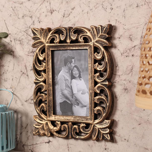 Cadre photo en bois design, cadre photo en bois massif de haute qualité, décoration artisanale classique, cadre photo en bois rustique vintage de qualité supérieure - Product Image 4