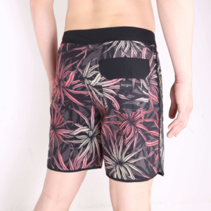 <b>Men's</b> Floral Print Swim <b>Shorts</b> With Drawstring Closure Quick Dry Board <b>Shorts</b> Casual Style Mid Waist <b>Short</b> Length - Product Image 2