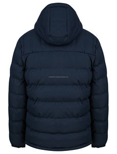 Blouson matelassé pour homme à capuche doublé de micro-polaire matelassé imperméable respirant écologique de haute qualité - Product Image 3