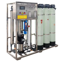 Système de traitement d'eau industriel RO automatique 6000 LPH en acier inoxydable SS304 avec moteur PLC et pompe CNP 380V, garantie 1 an, 99% de pureté de l'eau