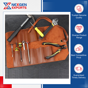 Sac à outils multifonctionnel en cuir PU fait main de qualité supérieure, idéal pour les acheteurs en gros - Product Image 5