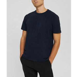 เสื้อยืดผู้ชายขายดี ผ้าฝ้ายถัก 100% สวมใส่สบายๆ สำหรับฤดูร้อน ออกกำลังกาย ฟิตเนส คอกลม สตรีทแวร์ แห้งเร็ว ระบายอากาศได้ดี - Product Image 5