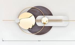 Décoration murale géométrique d'inspiration vintage de qualité supérieure pour les intérieurs rustiques et modernes, disponible en quantité importante - Product Image 5