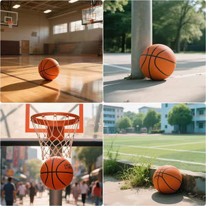 Molten Basketball GG7X Size 7 Composite Leather Natural Rubber Bladder Breathable FIBA Approved Durable - Product Image 5