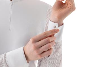 Camisas de Manga Larga para Mujer para Exhibición Ecuestre, Camisas Personalizables para Competencia Ecuestre - Product Image 1