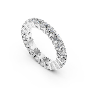 Anillo de Plata 925 con Diamante de Laboratorio para Mujer, Certificado IGI, RJC, ODM, OEM, Fabricante de Joyería Fina Ética, Venta al Por Mayor WB300878 - Product Image 1