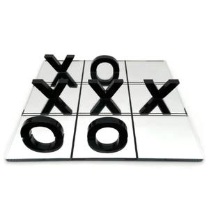 Juego de Tic Tac Toe con Espejo Grande, Decoración de Mesa de Acrílico Premium, Regalo Corporativo Único, Juego Minimalista de Tres en Raya - Product Image 4