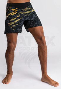 Pantalones Cortos de Lucha MMA Sublimados de Primera Calidad, Unisex, para Entrenamiento Profesional de Grappling, Boxeo, Muay Thai, Jiu Jitsu, Transpirables y Elásticos - Product Image 6