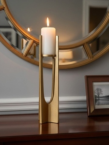 <b>Tall</b> <b>Pillar</b> <b>Candle</b> Holder Modern Metal <b>Candle</b> Holder Gold <b>Candle</b> Stand Luxury <b>Candle</b> Holder Decorative <b>Pillar</b> <b>Candle</b> Stand - Product Image 1