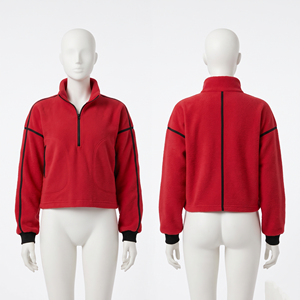 Veste polaire à capuche en sherpa de qualité supérieure 300 GSM, vert lime, unisexe, fermeture éclair intégrale, broderie personnalisée, logo imprimé sur le devant - Product Image 3