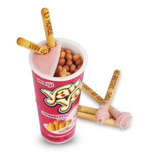 Bâtonnets de collation Meiji Yan Yan avec crème-en vrac pour boîtes à lunch et vente au détail - Product Image 3