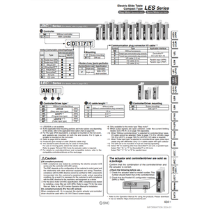 Table coulissante électrique LES16RJ-30-R5AN1 pneumatique SMC - Product Image 2