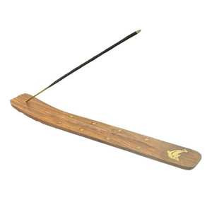 Support à bâtonnets d'encens en bois imprimé personnalisé pour la maison, les fêtes, les temples, l'aromathérapie – Plateau porte-encens de luxe fait main - Product Image 5