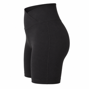 Shorts de sport pour femmes à taille haute, style biker, extensibles, pour yoga et fitness - Product Image 4