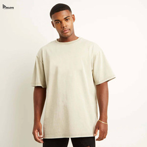 Camiseta de Algodón Premium de 240 GSM para Hombre, Tejido Suave y Transpirable, Corte Holgado, Estilo Casual Urbano, Alta Calidad - Product Image 2