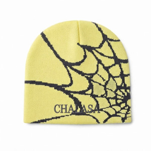 Factory Wholesale Custom Design All Covered Jacquard Logo 100% Wool Casual Unisex Winter Knitted Beanie Hats - Product Image 3