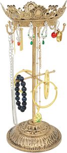 Jewellery stand jewellery organiser jewellery holder rotating jewellery stand jewellery stand earring holder necklace holder - Product Image 6