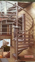 Escalier en colimaçon pour grenier, idéal petits espaces, intérieur/extérieur, pour maison résidentielle - Offre Spéciale