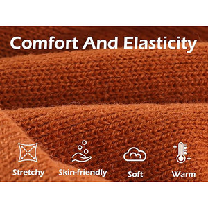 Vintage Ribbed Knit Beanie-Unisex Winter <b>Warm</b> <b>Hat</b> Soft Stretch Spandex/Cotton Minimalist Streetwear Essential - Product Image 6