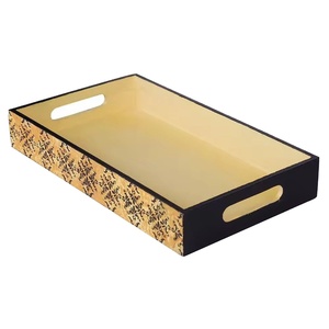Plateau de service traditionnel en MDF sur mesure, motif paysager – Léger, mobile et multifonctionnel pour la cuisine, la salle à manger et les espaces de vie - Product Image 2