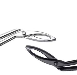 Pinzas de Belleza Portátiles de Acero Inoxidable con Mango de Tijera, Pinzas para Pestañas con Punta Puntiaguda para Hombres y Mujeres - Product Image 4