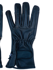 Durable Summer Leather <b>Motorcycle</b> Riding Gloves High <b>Grip</b> Full Finger Windproof for Motorbike Racing and Road Riding - Product Image 2