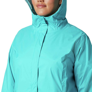 Nouvelle arrivée : veste coupe-vent pour femme, 100 % polyester, softshell, fermeture éclair, impression de logo personnalisée, fabrication OEM. - Product Image 4