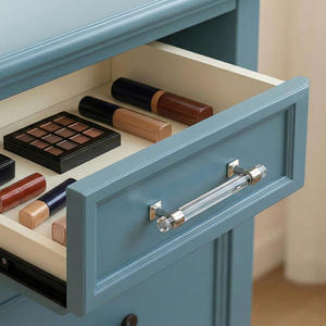 Wholesale Price Modern Zinc Alloy Acrylic Cabinetry Handles Clear <b>Bar</b> <b>Pull</b> <b>for</b> Kitchen Bathroom Wardrobe Drawer Furniture - Product Image 5
