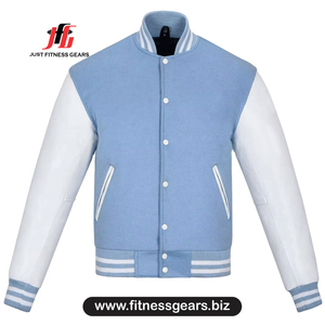 Veste bomber de baseball en satin unisexe pour homme, personnalisable en gros, avec col montant et logo frontal, haute qualité - Product Image 1