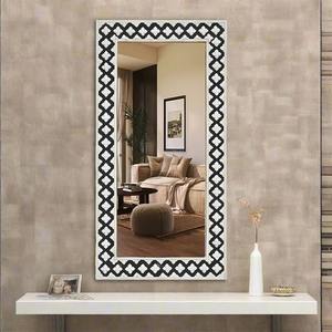 Espejo de Pared con Incrustaciones de Madreperla Hecho a Mano, Espejo con Incrustaciones de Hueso de Alta Calidad, el Más Vendido, para Decoración del Hogar - Product Image 6