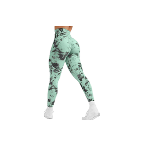 Leggings de gymnastique pour femmes taille haute yoga entraînement stretch respirant tissu de compression doux confort adapté au fitness - Product Image 1