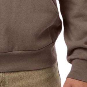 Sweat-shirt à capuche mi-lourd 280 g/m² pour homme, couleur argile, en molleton de coton premium, style streetwear décontracté, logo personnalisé OEM ODM - Product Image 6