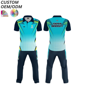 Maillot de sport pour équipe de cricket, uniforme d'entraînement personnalisé, support OEM ODM pour la vente en gros de vêtements, polyester respirant à séchage rapide - Product Image 3