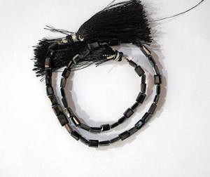 Perles rectangulaires facettées en spinelle noire naturelle, pierres précieuses en vrac pour la fabrication de bijoux, vente en gros - Product Image 6