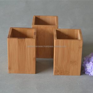 Soporte para Lápices de Bambú Natural con Diseño de Organizador de Escritorio de Madera, Ecológico, para Bolígrafos, Lápices y Marcadores - Product Image 6