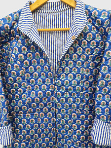 Manteau Bohème en Velours Brodé à Motifs Floraux, Col Mandarin, Manches Longues, Grande Taille, Vêtement d'Extérieur pour Femme, Collection Automne - Product Image 5