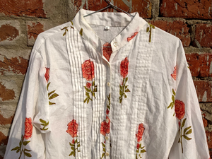 ชุดเดรสพิมพ์ลายด้วยมือ ผ้าฝ้ายอินเดีย ชุดเดรสยาว ผ้าฝ้ายอินเดีย ชุดเดรสพิมพ์ลาย ชุดเดรสลายดอกไม้ ชุดเดรสยาวแม็กซี่สำหรับผู้หญิง - Product Image 2