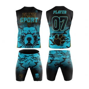 High Quality <b>Compression</b> Football Uniform 7v7 Plus Size 100% Polyester Sublimated Printed Quick Dry Breathable 2026 New - Product Image 4