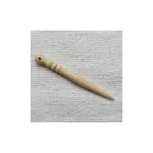 Agujas de Tejer Hechas a Mano con Cuerno de Búfalo Natural Pulido, Impermeables, de Uttar Pradesh, India, para Recuerdos y Estilo Animal - Product Image 5