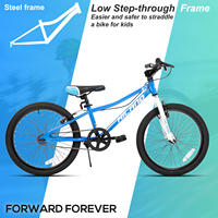 Vélo pour enfants JOYKIE HILAND20 24 pouces, cadre en acier haute teneur en carbone, 90% SKD, vitesse unique, frein V double, pédale à roulement à billes, vélo pour enfants