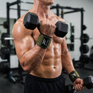 Whole <b>Sale</b> Customized Printed Design Gym Training Fitness Safety Powerlifting Heavy Lifting OEM ODM Soft Comfortable Wrist Wraps - Product Image 4