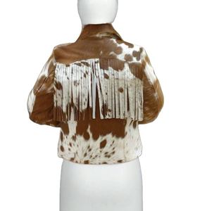 Veste matelassée en cuir véritable personnalisée pour homme, en cuir de vachette, en velours côtelé, rembourrée en coton - Product Image 5