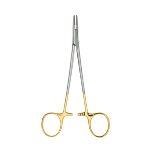 Portaagujas Crile Wood Perma Sharp para Zurdos, 15 cm, Instrumento Quirúrgico Dental, Kit de Herramientas de Sutura de Acero Inoxidable - Product Image 1