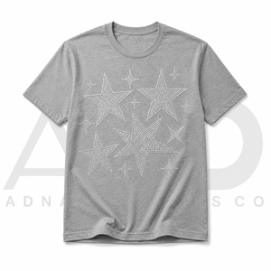 เสื้อยืดประดับเพชรแบบกำหนดเองสำหรับผู้หญิงผู้ชาย |   เสื้อยืดลายกราฟิกคริสตัลวิบวับ |   เสื้อยืดผ้าฝ้ายประดับคริสตัลแบบฮอตฟิกซ์ |   OEM ODM - Product Image 6