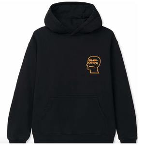 เสื้อฮู้ดดี้โอเวอร์ไซส์แบบมีเชือกผูก ผลิตจากผ้าฟลีซถักพิมพ์ลาย สไตล์สตรีทแวร์สั่งทำพิเศษ-ขายส่ง - Product Image 2